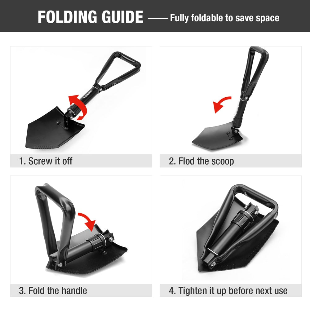 Mini Folding Shovel w/ Pouch