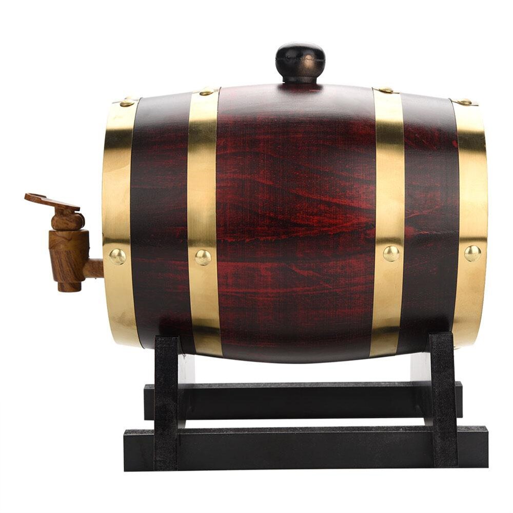 1.5L Oak Barrel Cask for Beer, Wine, Juice