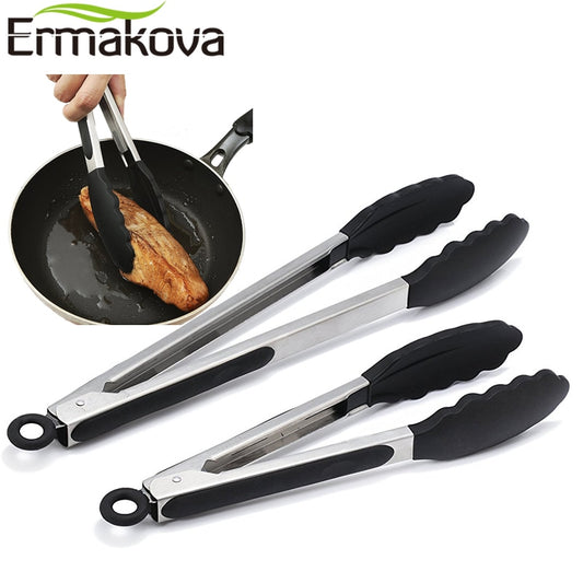 Non-stick, Barbecue Grilling Tongs