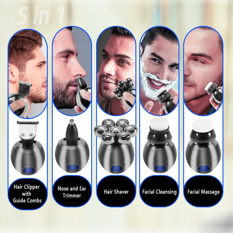 7D Floating Head Rechargeable Shaver