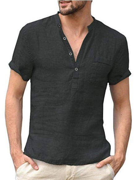 Long & Short Sleeved Linen Shirts for Men