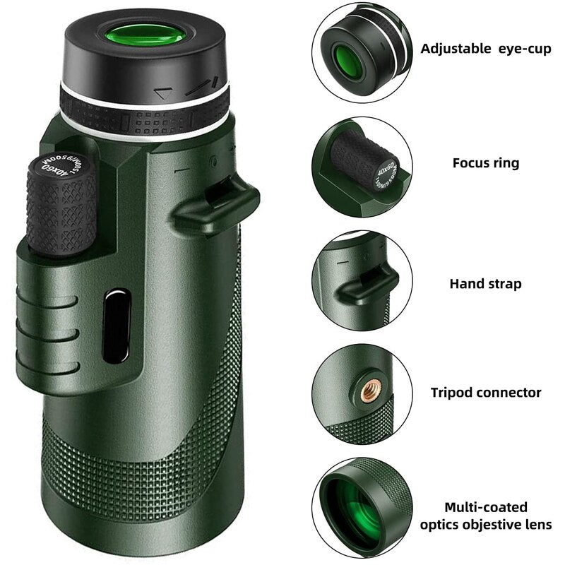 Portable Binocular with Phone Attachment Option