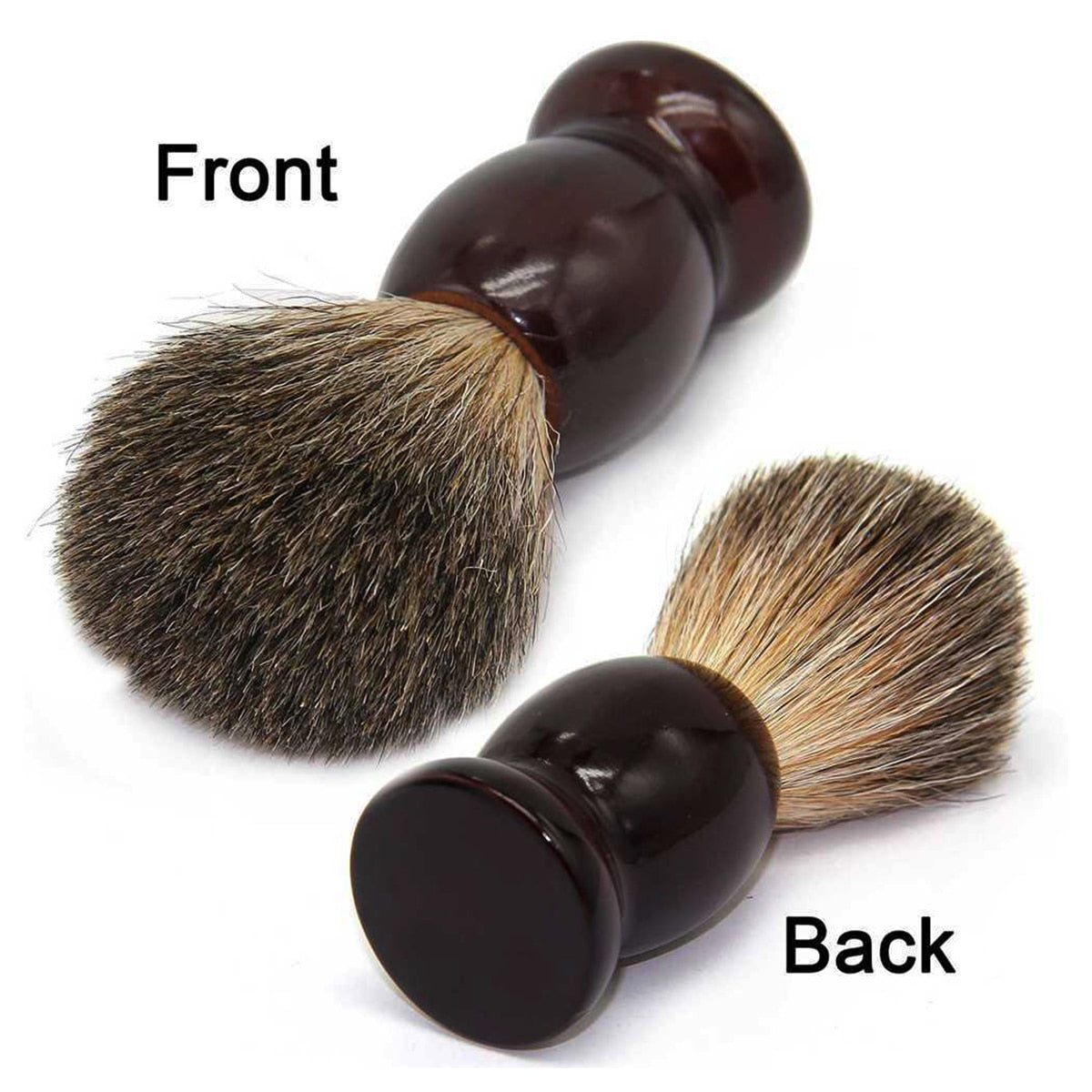 Badger Brush and Wood Bowl Shaving Kit for Men