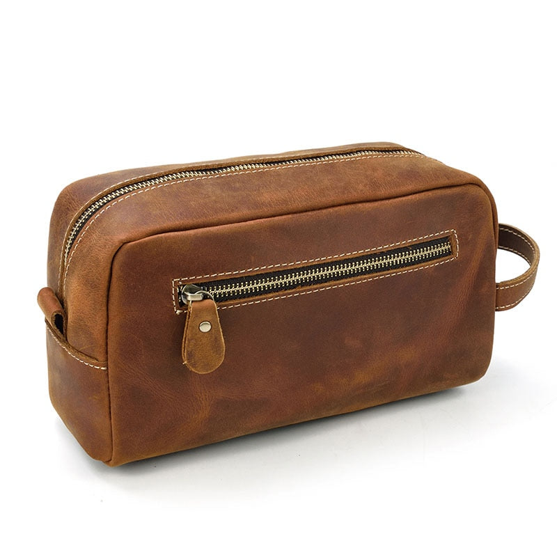Genuine Leather Toiletry Bag