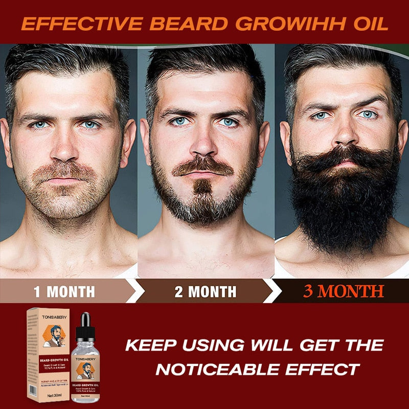 100% Natural Beard Growth & Care Oil
