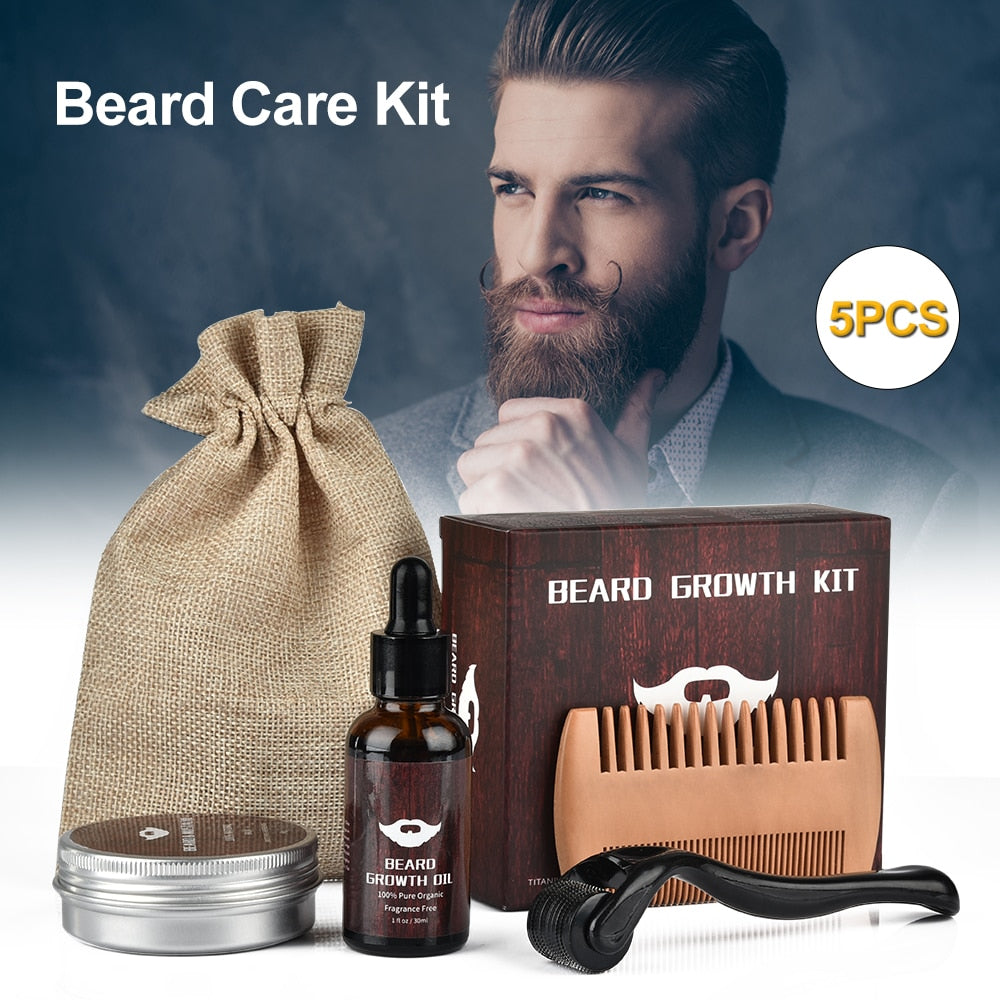 Beard Care, Styling, & Moisturizing Kit