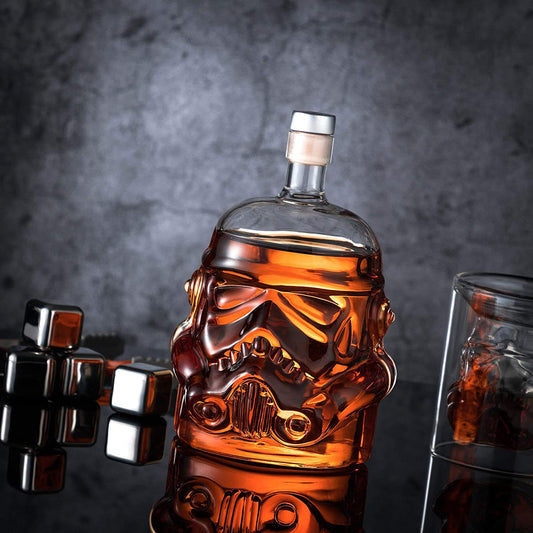 650ml Crystal Stormtrooper Whiskey Decanter w/ Accessories
